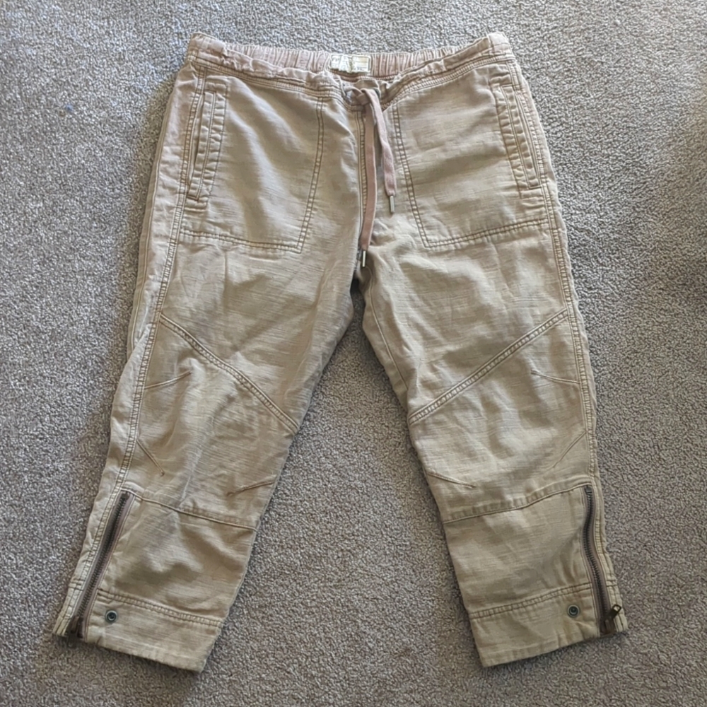 Free People Cropped Cargo Pants